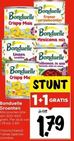 Vomar Voordeelmarkt Bonduelle Groenten aanbieding