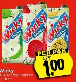 Vomar Voordeelmarkt Wicky aanbieding