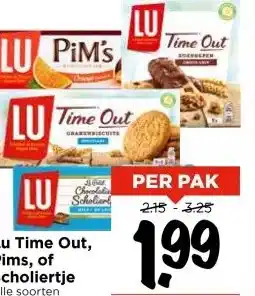 Vomar Voordeelmarkt Lu Time Out, Pims, of Scholiertje aanbieding