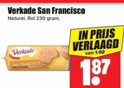 Dirk Verkade San Francisco Naturel. Rol 230 gram. aanbieding