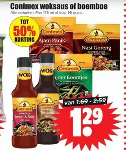 Dirk Conimex woksaus of boemboe aanbieding