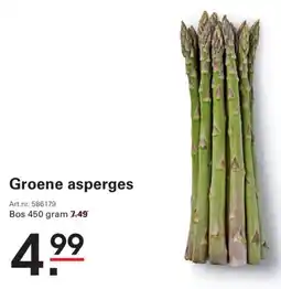 De Kweker Groene asperges aanbieding