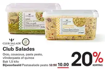 De Kweker Club Salades aanbieding