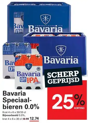 De Kweker Bavaria Speciaalbieren 0.0% aanbieding