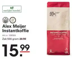 De Kweker Alex Meijer Instantkoffie aanbieding