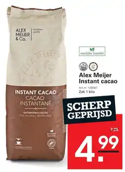 De Kweker Alex Meijer Instant cacao aanbieding