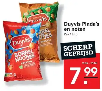 De Kweker Duyvis Pinda's en noten aanbieding