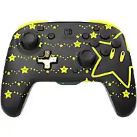 MediaMarkt PDP Gaming Rematch Draadloze Controller - Super Star Glow in the Dark - Nintendo Switch aanbieding