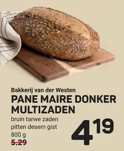 Ekoplaza Bakkerij van der Westen Pane maire donker multizaden aanbieding