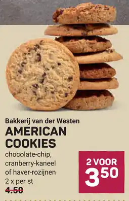 Ekoplaza Bakkerij van der Westen American cookies aanbieding