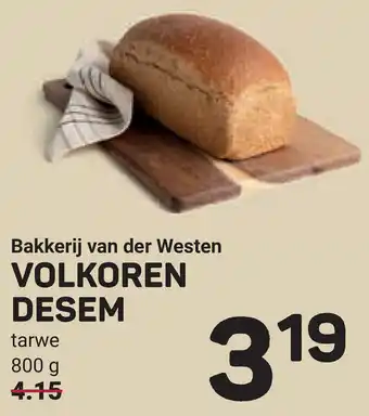 Ekoplaza Bakkerij van der Westen Volkoren desem aanbieding