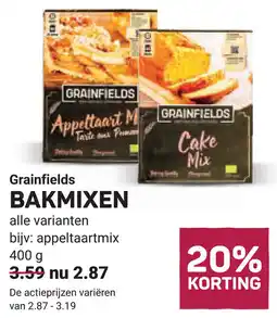 Ekoplaza Grainfields Bakmixen aanbieding