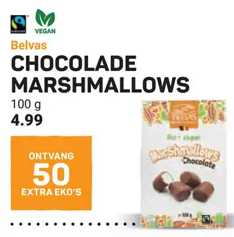 Ekoplaza Belvas Chocolade marshmallows aanbieding