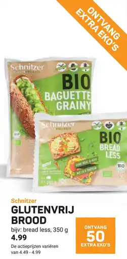 Ekoplaza Schnitzer Glutenvrij brood aanbieding