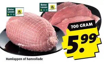 Boni Hamlappen of hamrollade aanbieding