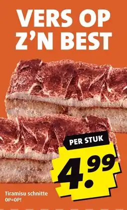 Boni Tiramisu schnitte aanbieding