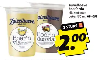 Boni Zuivelhoeve boer'n vla aanbieding