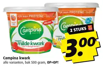 Boni Campina kwark aanbieding