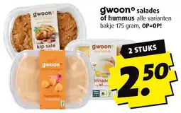 Boni Gwoon salades of hummus aanbieding