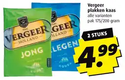 Boni Vergeer plakken kaas aanbieding