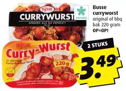 Boni Busse curryworst aanbieding