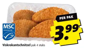 Boni Viskrokantschnitzel aanbieding