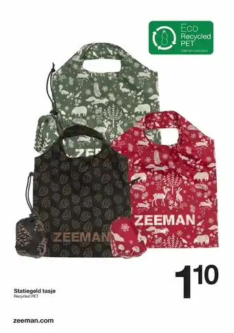 Zeeman Statiegeld Tasje aanbieding