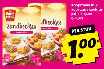 Boni Koopmans mix voor zandkoekjes aanbieding