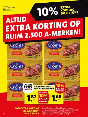 Boni Croma bakken & braden aanbieding