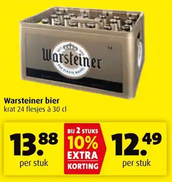 Boni Warsteiner bier aanbieding