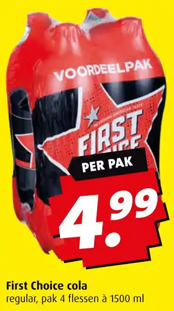 Boni First Choice cola aanbieding