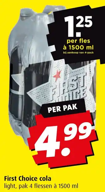 Boni First Choice cola aanbieding