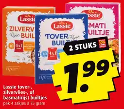 Boni Lassie tover, zilvervlies, of basmatirijst builtjes aanbieding