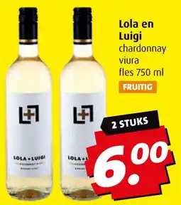 Boni Lola en Luigi chardonnay viura aanbieding