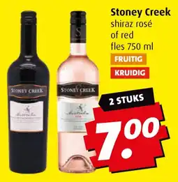 Boni Stoney Creek shiraz rosé of red aanbieding