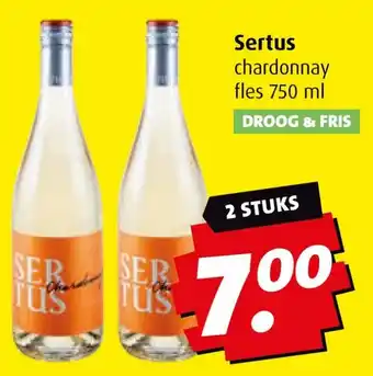 Boni Sertus chardonnay aanbieding