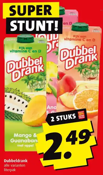 Boni Dubbeldrank aanbieding