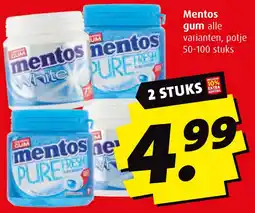 Boni Mentos gum aanbieding