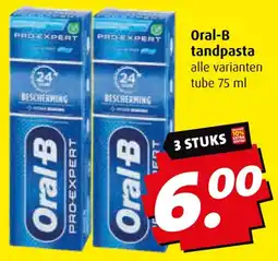 Boni Oral B tandpasta aanbieding