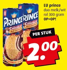 Boni LU prince duo melk, wit rol aanbieding