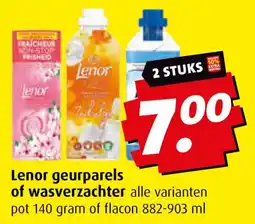 Boni Lenor geurparels of wasverzachter aanbieding