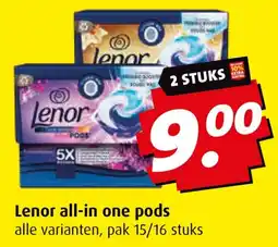 Boni Lenor all in one pods aanbieding