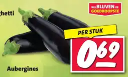 Nettorama Aubergines aanbieding