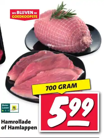 Nettorama Hamrollade of Hamlappen aanbieding