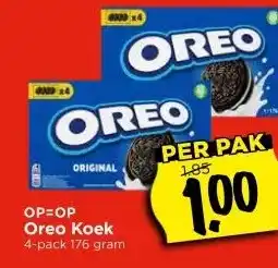 Vomar Voordeelmarkt OP=OP Oreo Koek aanbieding