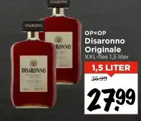 Vomar Voordeelmarkt OP=OP Disaronno Originale aanbieding