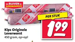 Nettorama Kips Originele Leverworst aanbieding