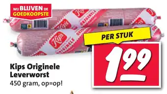 Nettorama Kips Originele Leverworst aanbieding