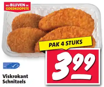 Nettorama Viskrokant Schnitzels aanbieding