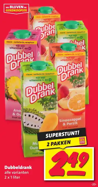 Nettorama Dubbeldrank aanbieding